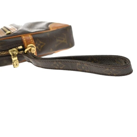 LOUIS VUITTON Marly Dragonne GM Clutch Hand Bag Monogram Brown M51825 62YH393 - Picture 6 of 13